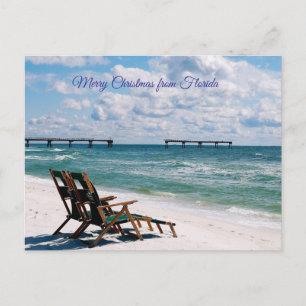 Prettig kerstfeest vanuit Florida Feestdagenkaart