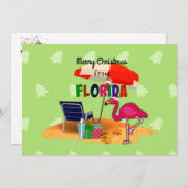 Prettig kerstfeest vanuit Florida Feestdagenkaart (Voorkant / Achterkant)
