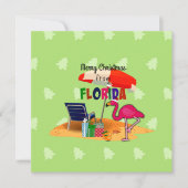 Prettig kerstfeest vanuit Florida Kaart (Voorkant)