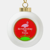 Prettig kerstfeest vanuit Florida, Keramische Bal Ornament (Voorkant)