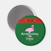 Prettig kerstfeest vanuit Florida Magneet (Voorkant / Achterkant)