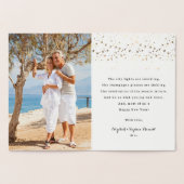 Prettig kerstfeest vanuit Las Vegas Foto Foliekaar Folie Kaarten (Binnen)