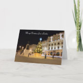 Prettig kerstfeest vanuit Londen Kaart (Voorkant)