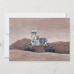 Prettig kerstfeest vanuit Mars Feestdagenkaart