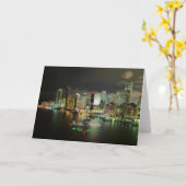 Prettig kerstfeest vanuit Miami, Florida Kaart (Gele Bloem)