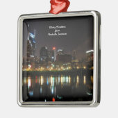 Prettig kerstfeest vanuit Nashville, Tennessee Metalen Ornament (Links)