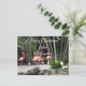 Prettig kerstfeest vanuit Orlando Feestdagenkaart (Staand voorkant)