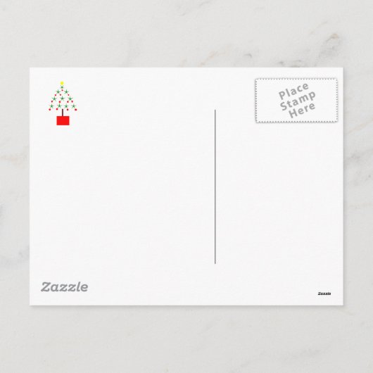 Prettig kerstfeest vanuit Orlando Feestdagenkaart (Achterkant)