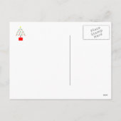 Prettig kerstfeest vanuit Orlando - Roze Flamingo' Feestdagenkaart (Achterkant)