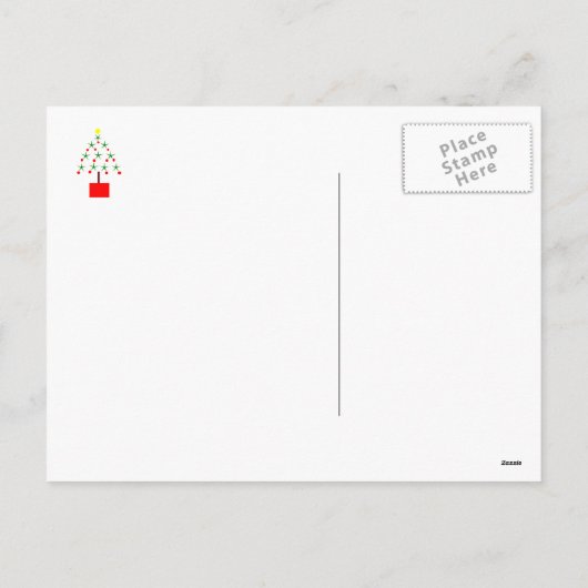 Prettig kerstfeest vanuit Orlando - Roze Flamingo' Feestdagenkaart (Achterkant)