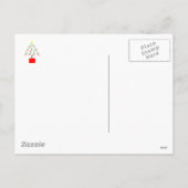 Prettig Kerstfeest vanuit Orlando - Roze Flamingo' Feestdagenkaart (Achterkant)