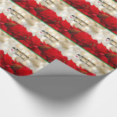 Prettig kerstfeest vanuit Tyler, Texas Cadeaupapier (Hoek)