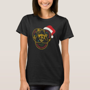 Prettig kerstfeest Venn-diagram Leven Het heelal & T-shirt