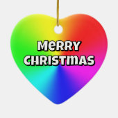 Prettig kerstfeest (Verander de woorden) Ornament (Achterkant)
