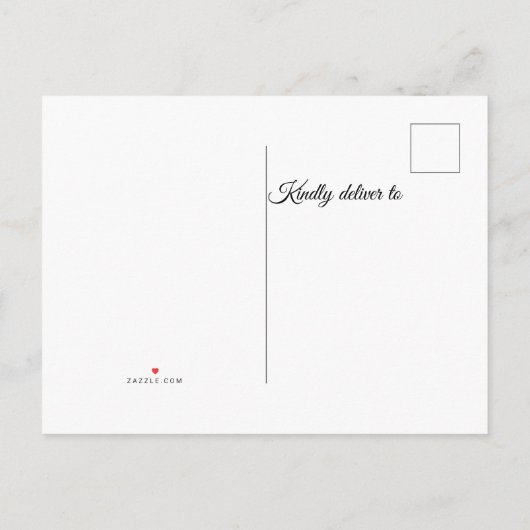 Prettig kerstfeest verhuizing aankondiging nieuwe  (Achterkant)