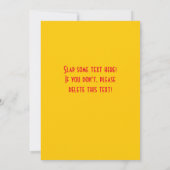 Prettig kerstfeest verjaardag Kleurrijke kaarsen (Achterkant)