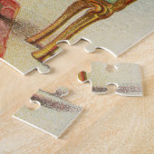 Prettig Kerstfeest - vintage ansichtkaart Legpuzzel (Zijkant)