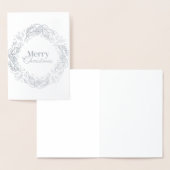 Prettig kerstfeest Vintage botanisch. Folie Kaarten (Display)