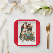 Prettig kerstfeest vintage kunst vakantie