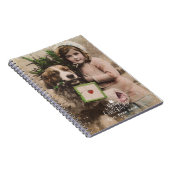 prettig kerstfeest vintage notitieboek (Rechterzijde)