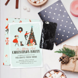 Prettig kerstfeest | Virtuele kerstfeestviering Kaart