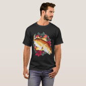 Prettig kerstfeest Visfeest Grappige Vissen T-shirt (Voorkant volledig)