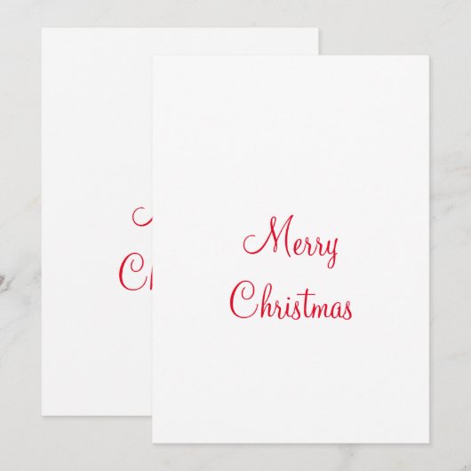 prettig kerstfeest voeg familienaam foto cadeau to feestdagenkaart (Voorkant / Achterkant)