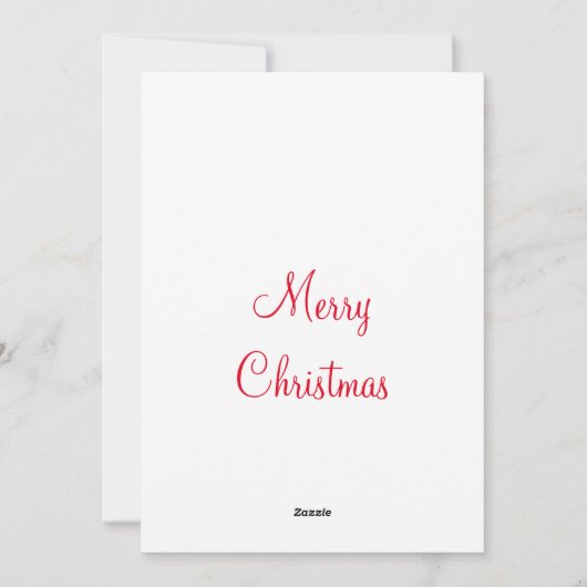 prettig kerstfeest voeg familienaam foto cadeau to feestdagenkaart (Achterkant)