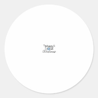 Prettig kerstfeest voeg naam tekst aan op maat gem ronde sticker