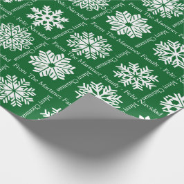 Prettig Kerstfeest Voeg naam van familielid toe Ke Cadeaupapier