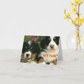 PRETTIG KERSTFEEST VOOR EEN BIJZONDERE "TWEELING" KAART (Gele Bloem)