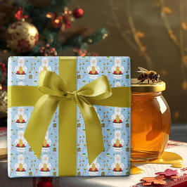 Prettig kerstfeest voor een fantastische imker cadeaupapier