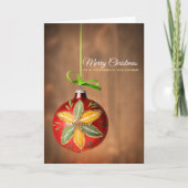 Prettig kerstfeest voor een geweldige vrijwilliger feestdagen kaart (Voorkant)