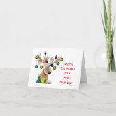 **PRETTIG KERSTFEEST** VOOR EEN GOEDE WERKNEMER" K KAART (Voorkant)