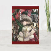 PRETTIG KERSTFEEST VOOR "GEZIN EN VRIENDEN" FEESTDAGEN KAART (Voorkant)