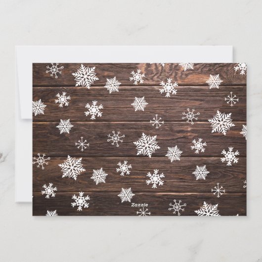 Prettig kerstfeest voor iedereen kerstkaart (Achterkant)