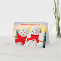 Prettig Kerstfeest Voor Iedereen Marshmallow Sneeu