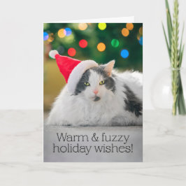 Prettig kerstfeest voor iedereen Warm en wollig ka Feestdagen Kaart