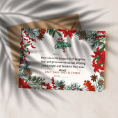 prettig kerstfeest voor jou briefkaart