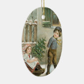 Prettig kerstfeest voor jou! keramisch ornament (Rechts)