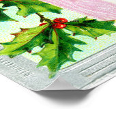 Prettig kerstfeest voor jou poster (Hoek)