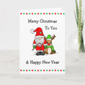 Prettig Kerstfeest Voor Jou | Verrassings Kleurpla Kaart (Voorkant)