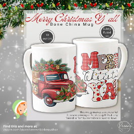Prettig kerstfeest voor jullie Bone China mok