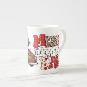 Prettig kerstfeest voor jullie Bone China mok (Voorkant rechts)
