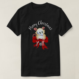 Prettig kerstfeest voor jullie met buidelrat t-shirt