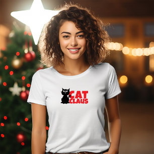 Prettig kerstfeest voor kattige moeders grappig r t-shirt