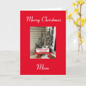 **PRETTIG KERSTFEEST** VOOR MIJN SPECIALE **MOEDER KAART (Gele Bloem)