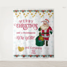 Prettig Kerstfeest Voorspoedig Nieuwjaar Bedrijfsl Wandkleed