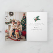 Prettig kerstfeest Vouwkerstkaart Feestdagen Kaart (Binnen)