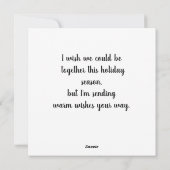 Prettig kerstfeest vrachtwagen en bomen Kerstmis Feestdagenkaart (Achterkant)